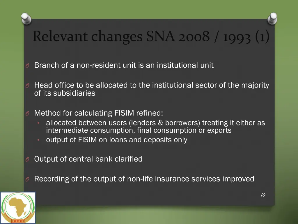 relevant changes sna 2008 1993 1