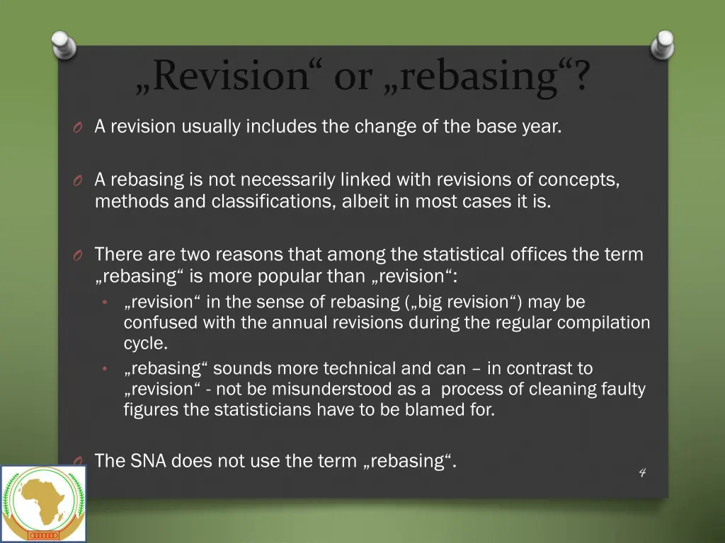 revision or rebasing