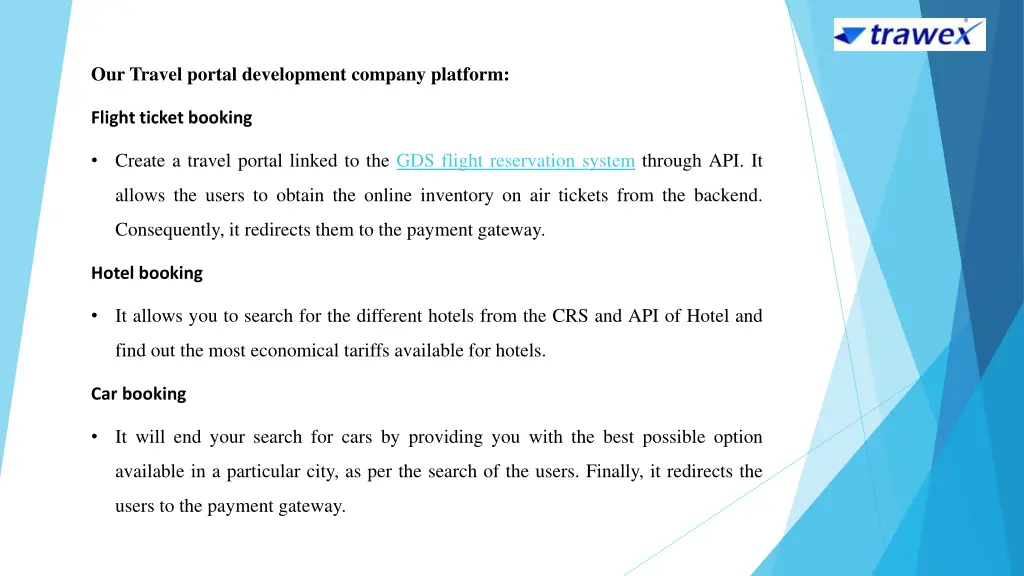 our travel portal development company platform