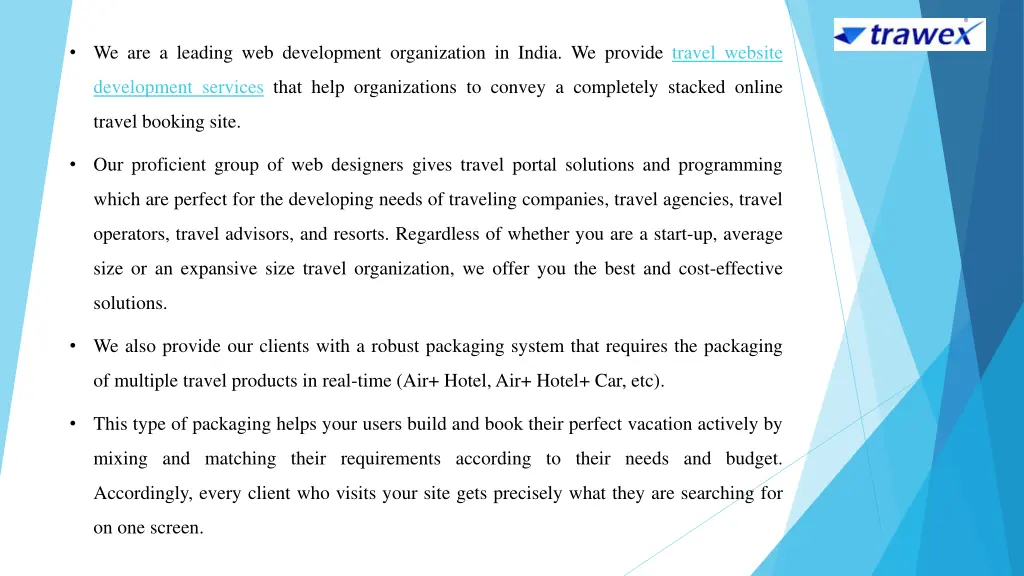 we are a leading web development organization