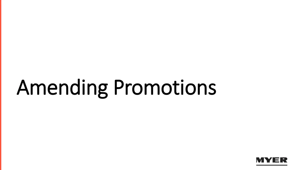 amending promotions amending promotions