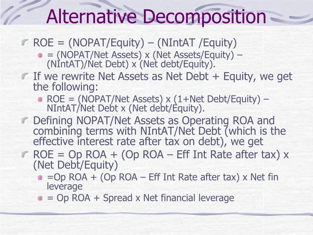 alternative decomposition 2