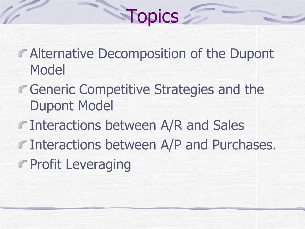 topics