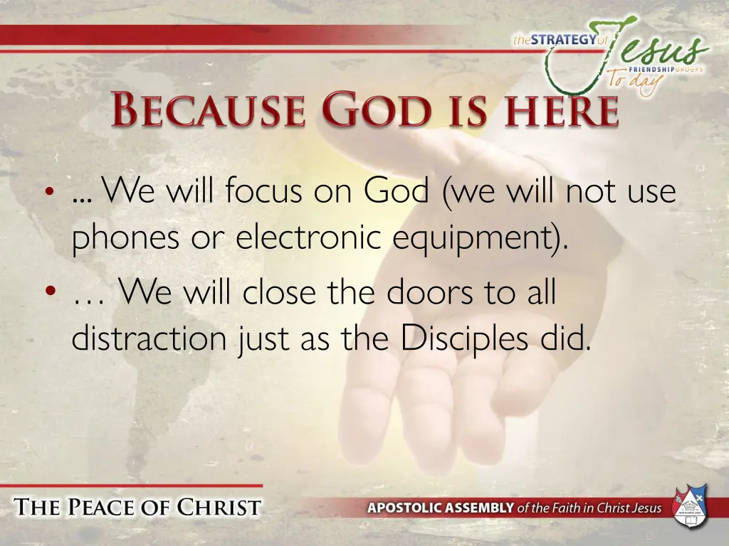we will focus on god we will not use phones