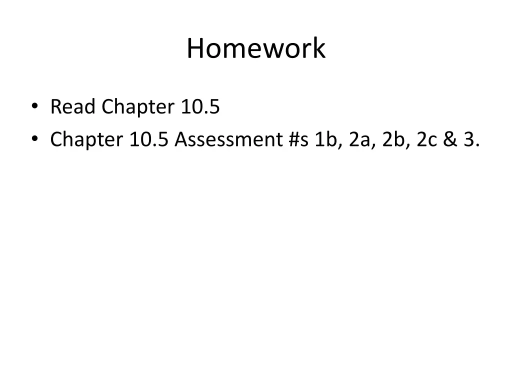 homework