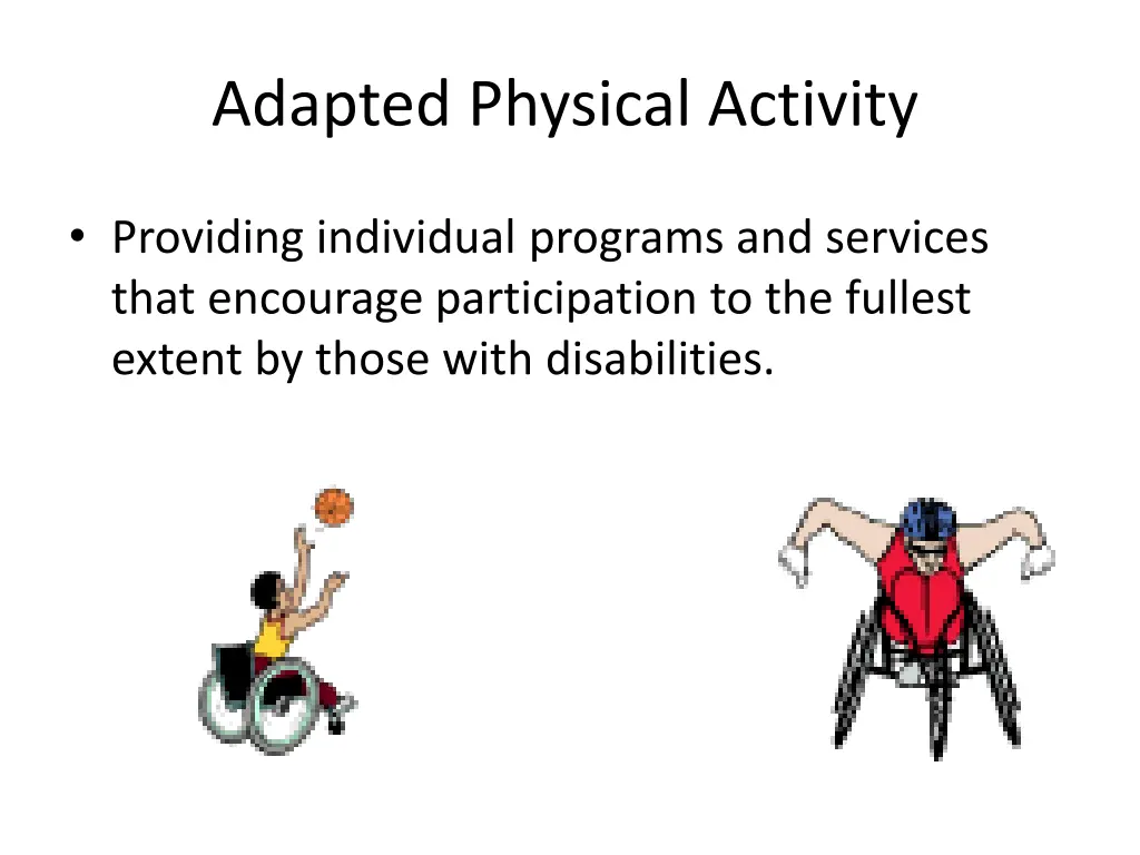 adapted physical activity