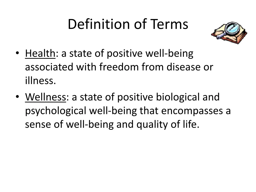 definition of terms