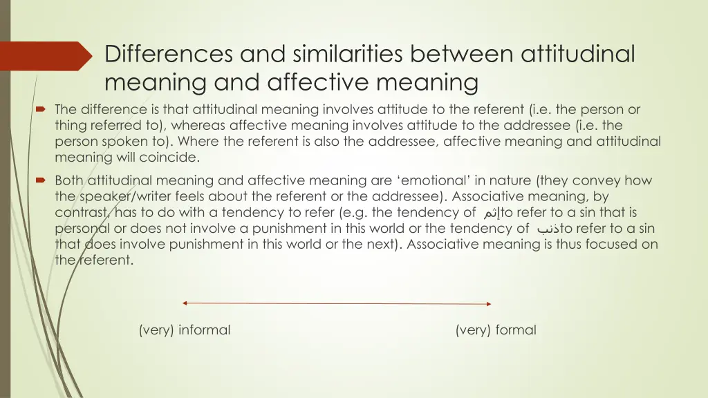 differences and similarities between attitudinal