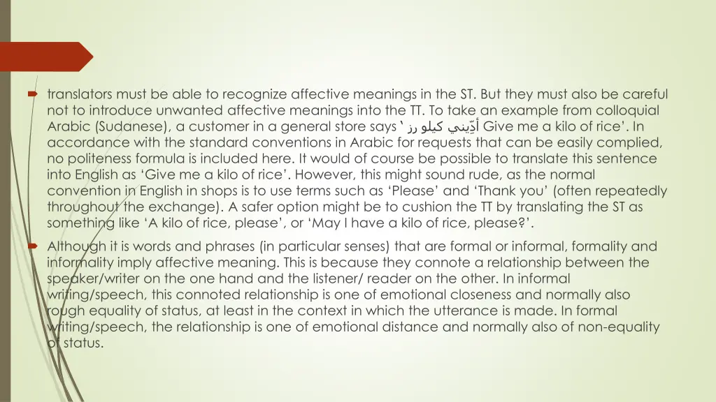 translators must be able to recognize affective