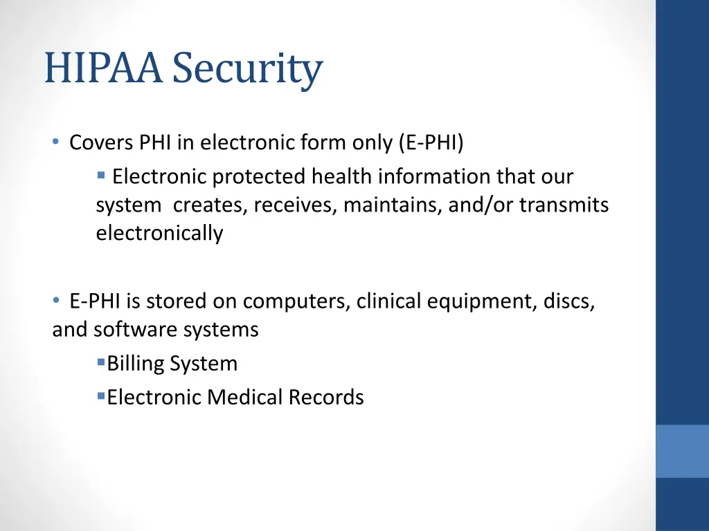 hipaa security