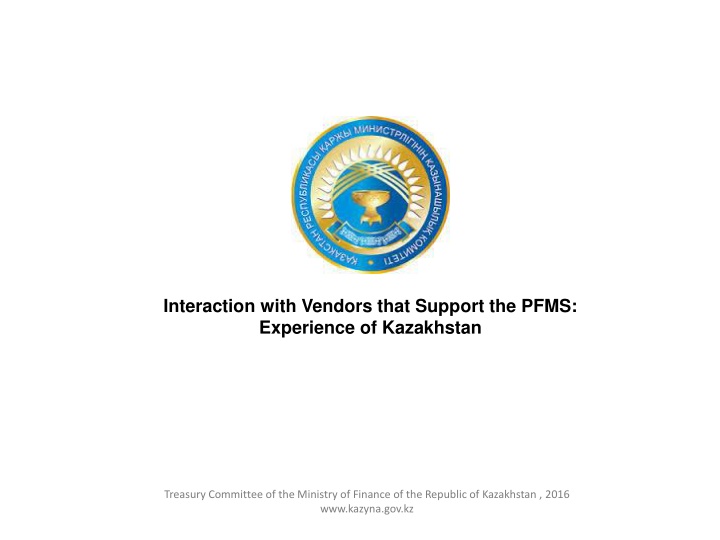 interaction with vendors that support the pfms