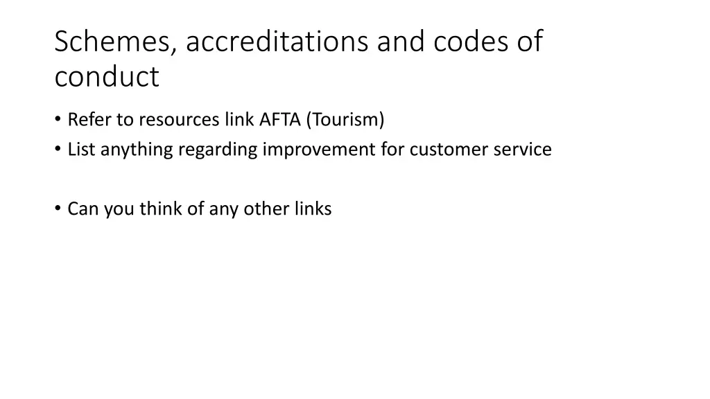 schemes accreditations and codes of conduct
