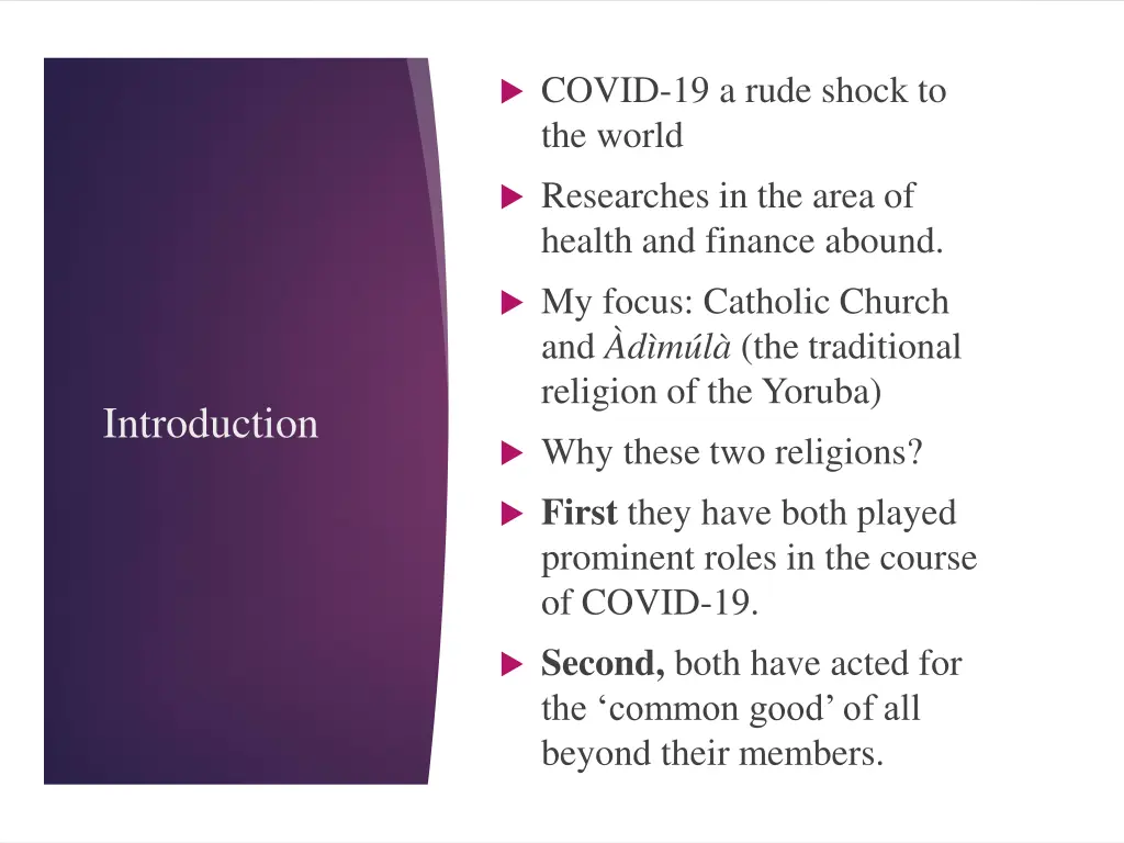 covid 19 a rude shock to the world