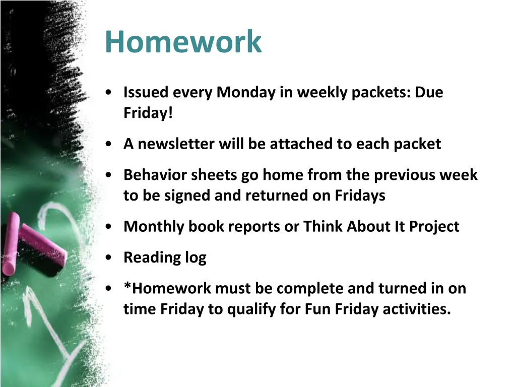 homework