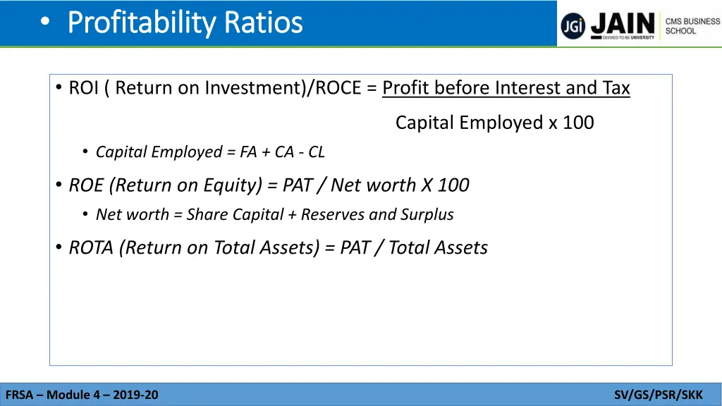 profitability ratios profitability ratios 3