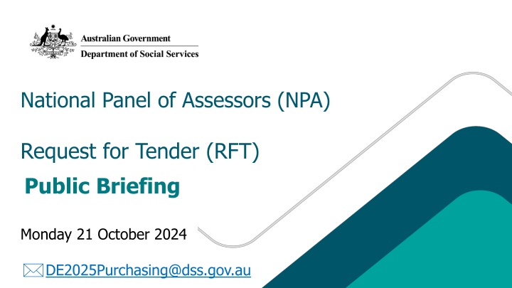 national panel of assessors npa
