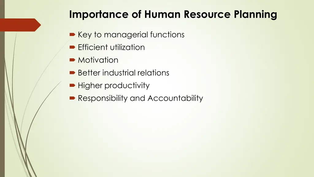 importance of human resource planning