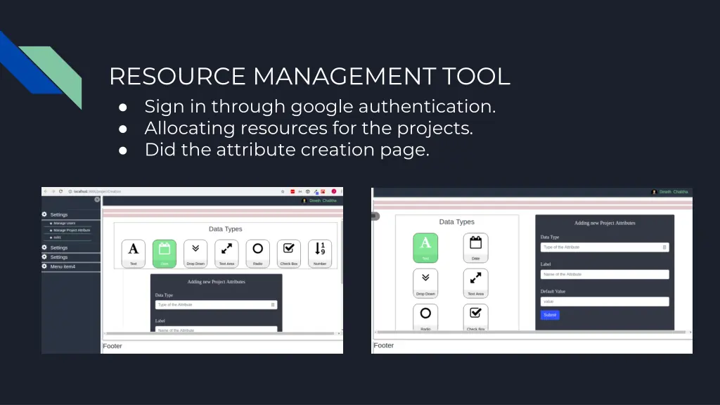 resource management tool sign in through google