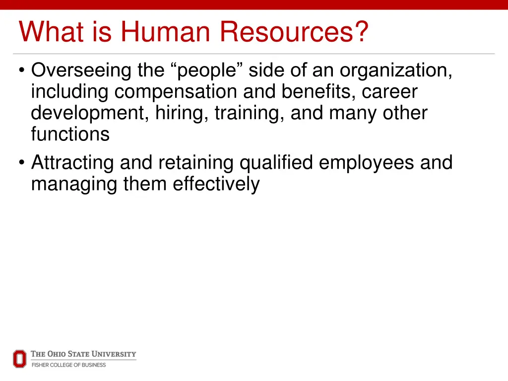 what is human resources