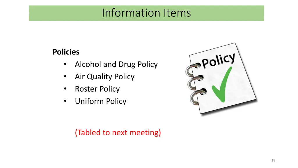 information items