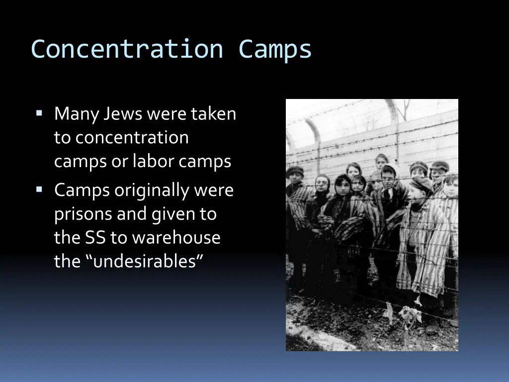 concentration camps