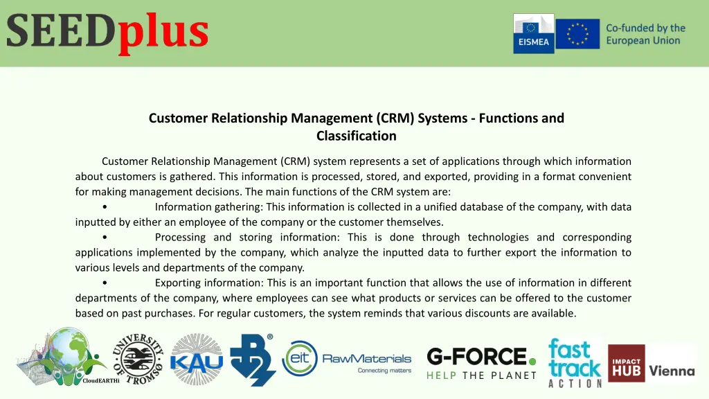 customer relationship management crm systems