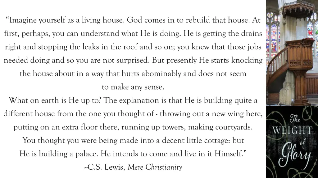 imagine yourself as a living house god comes