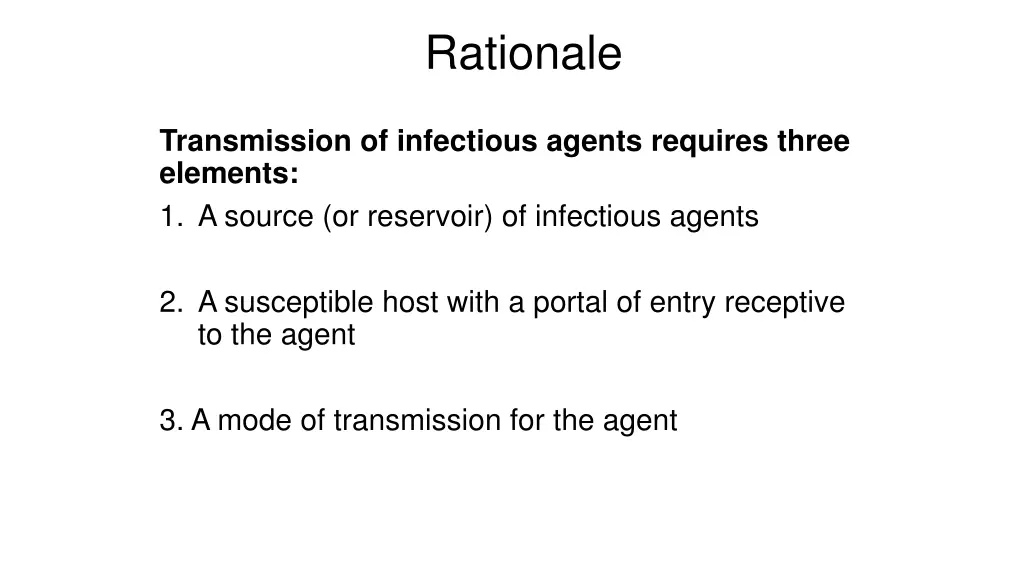 rationale