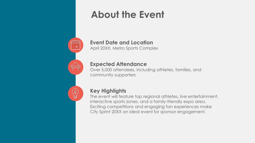 about the event