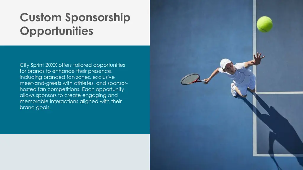 custom sponsorship opportunities