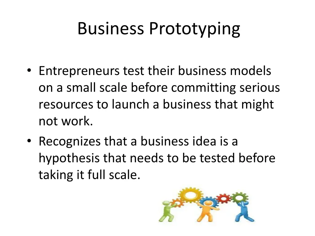 business prototyping