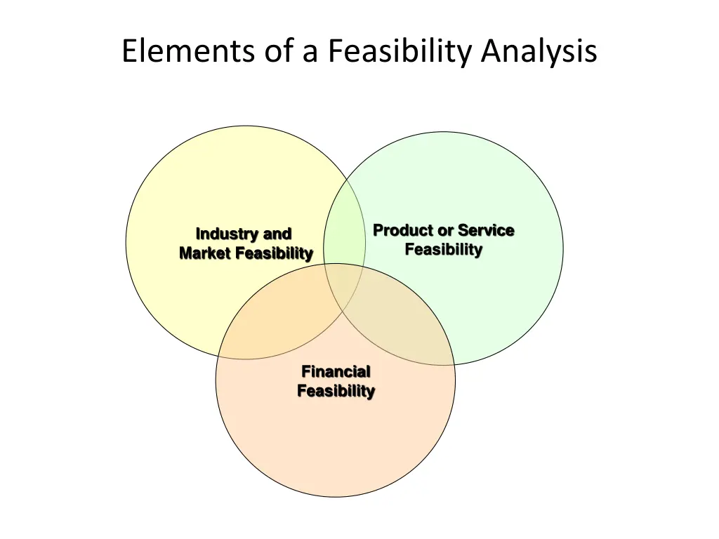 elements of a feasibility analysis