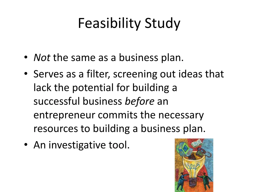 feasibility study