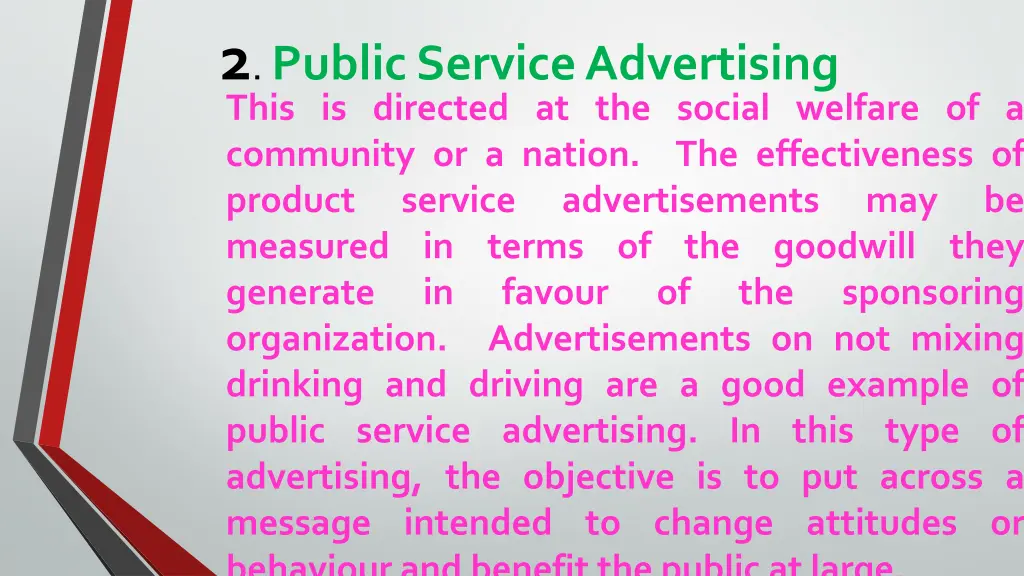 2 public service advertising this is directed