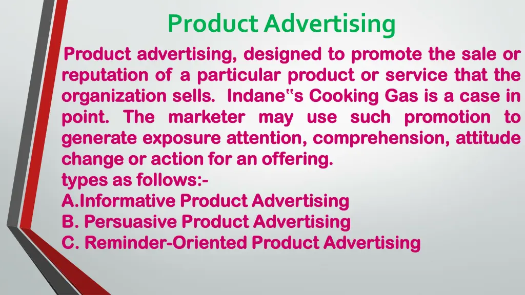 product advertising product advertising