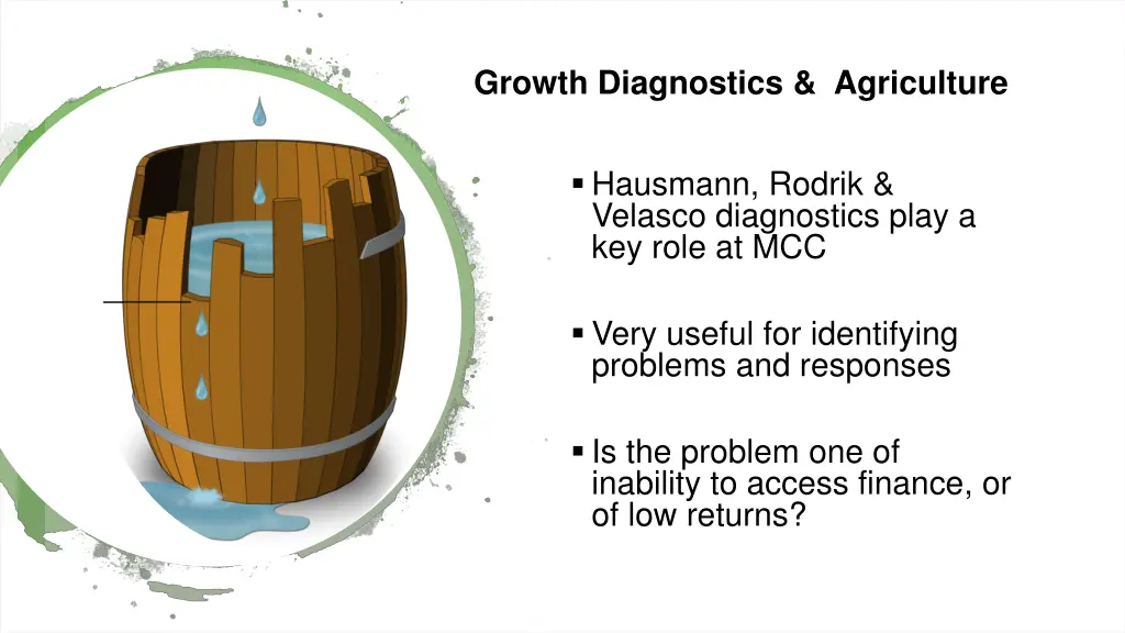 growth diagnostics agriculture