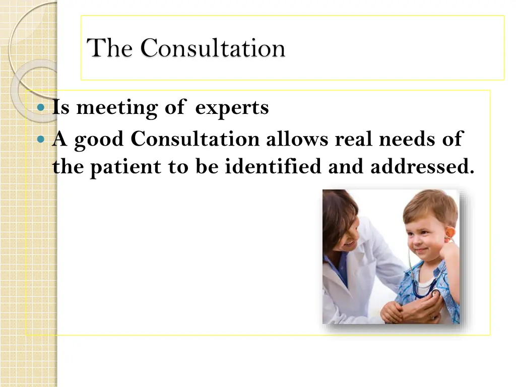 the consultation