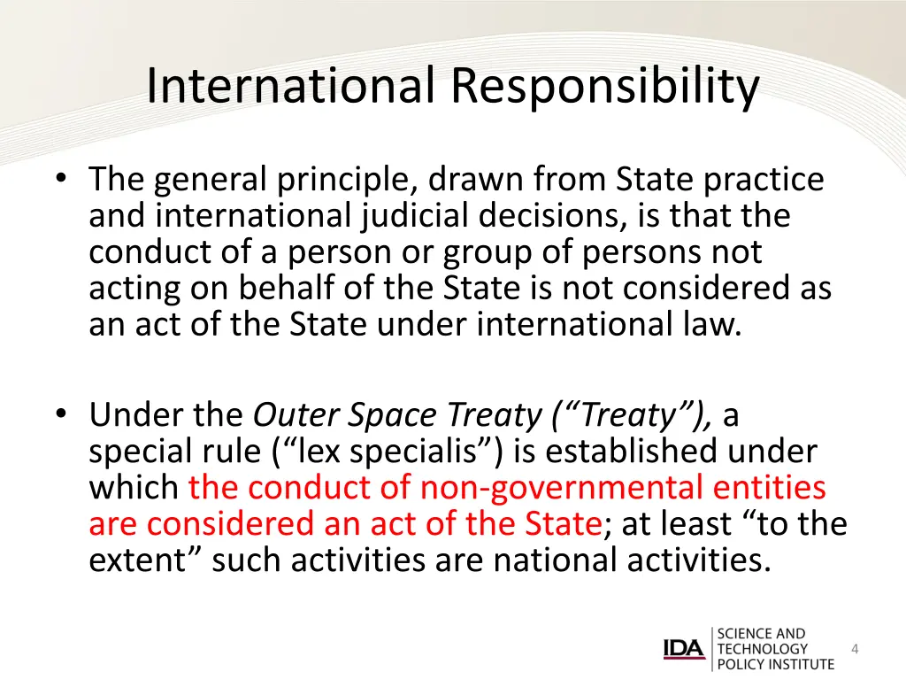 international responsibility