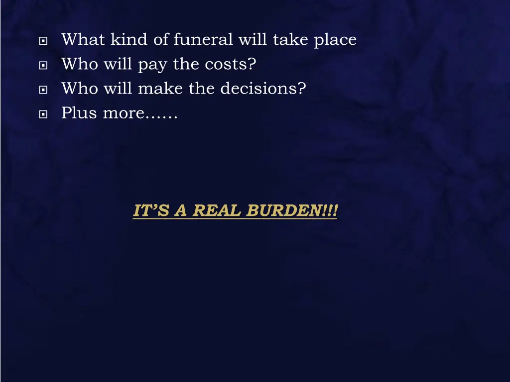 what kind of funeral will take place who will