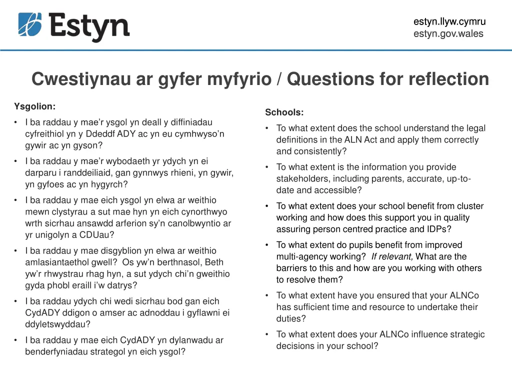 estyn llyw cymru estyn gov wales estyn gov wales 19