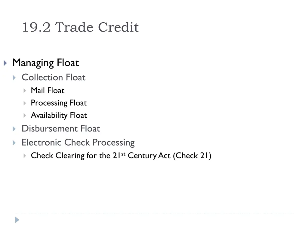 19 2 trade credit 6