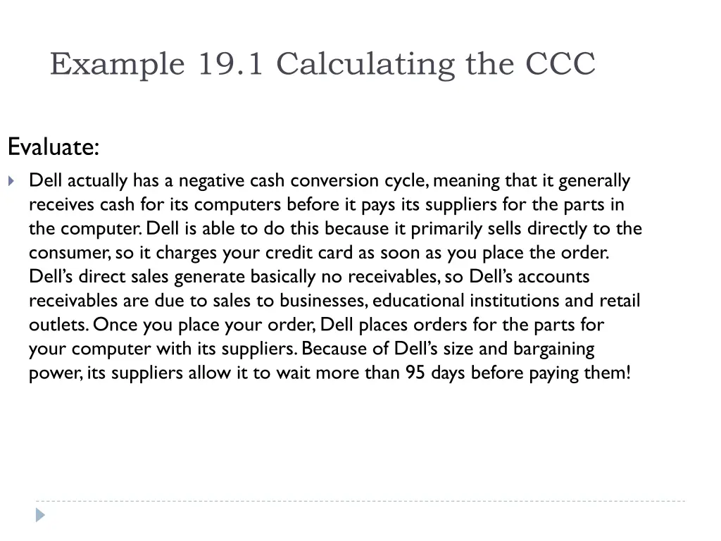 example 19 1 calculating the ccc 3