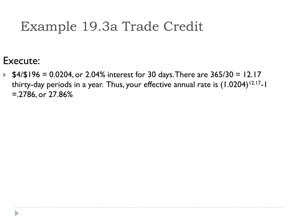 example 19 3a trade credit 2