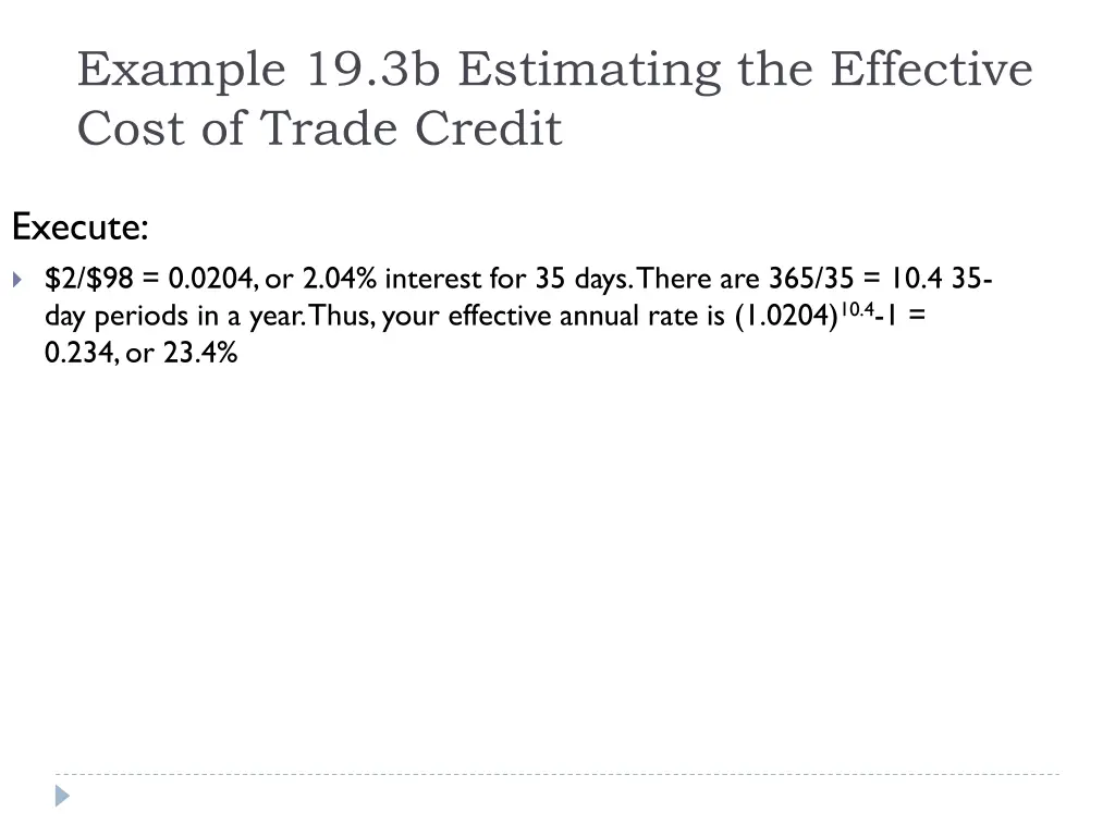 example 19 3b estimating the effective cost 2
