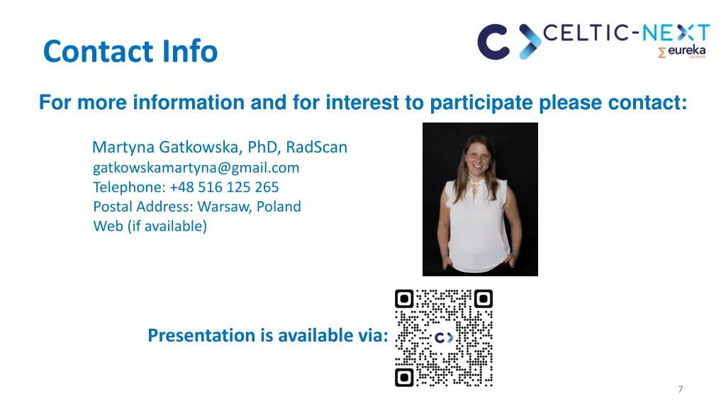 contact info