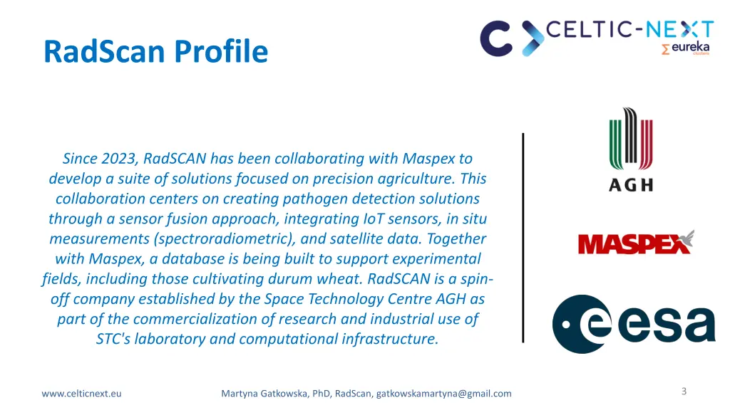 radscan profile