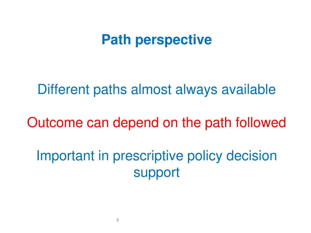 path perspective