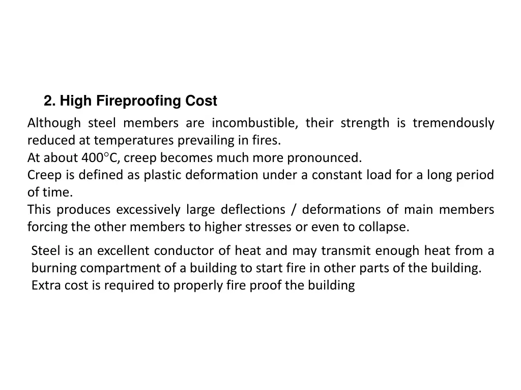 2 high fireproofing cost