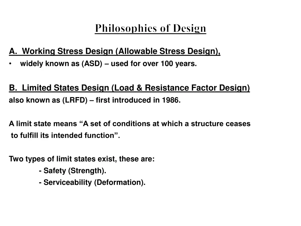 philosophies of design