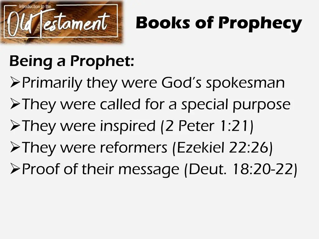 books of prophecy 2